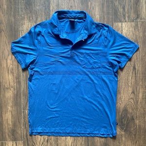 Blue Denver Hayes Golf Shirt NWOT